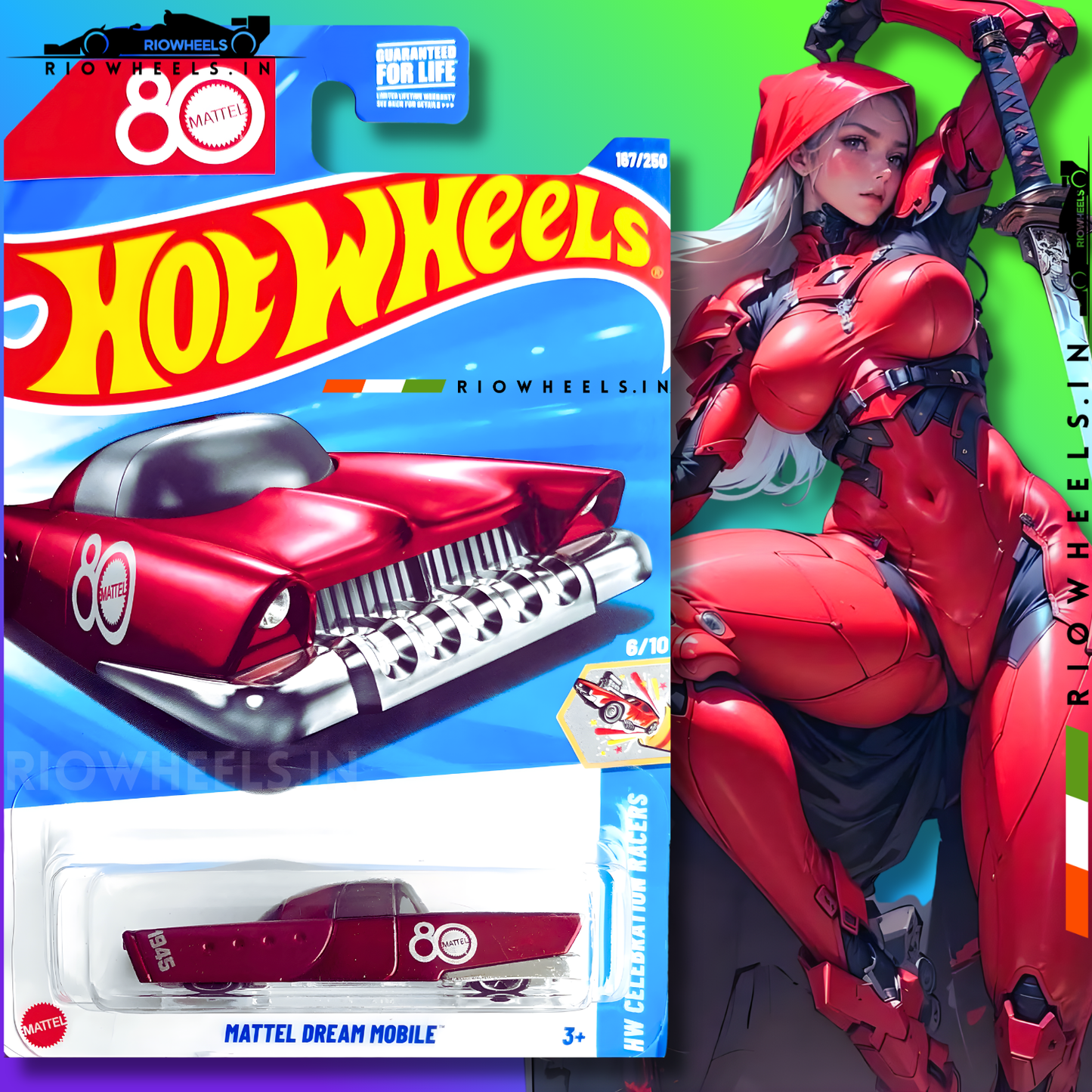 329/- || MATTEL DREAM MOBILE - HOT WHEELS
