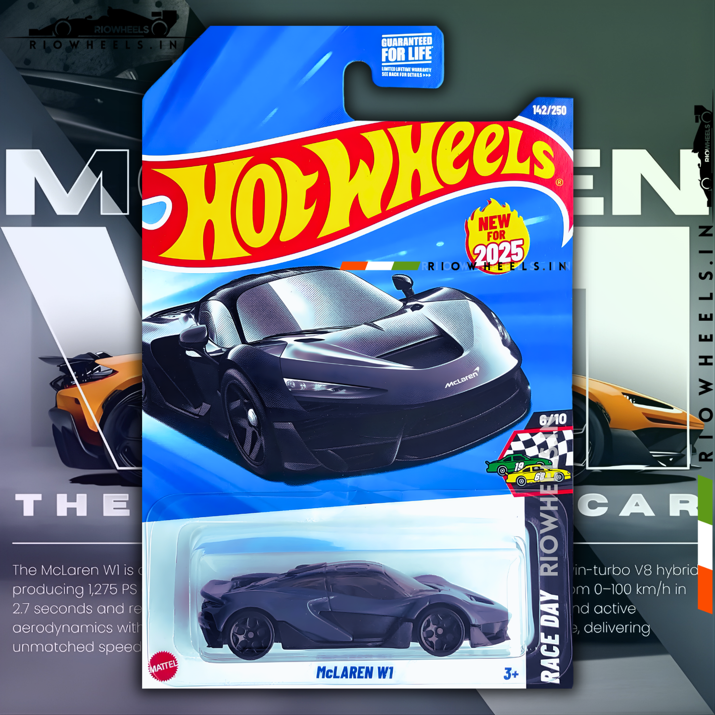 559/- || IMPORTED McLAREN W1 - HOT WHEELS || HORSE BLACK