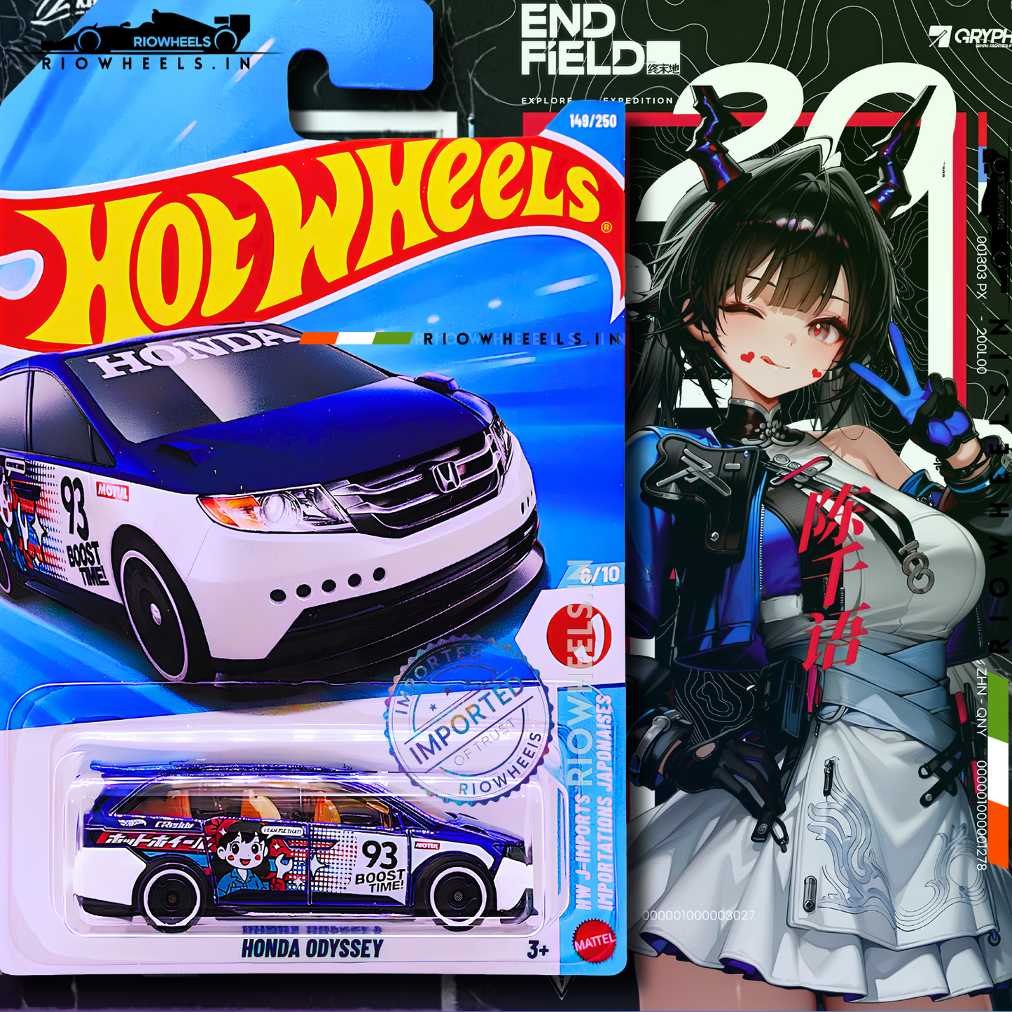 349/- || IMPORTED HONDA ODYSSEY - HOT WHEELS