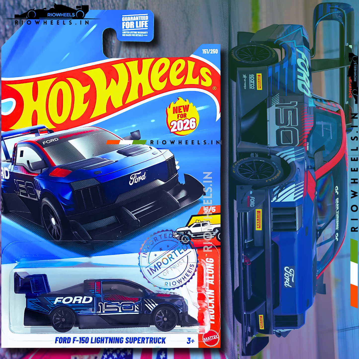 369/- || IMPORTED FORD F-150 LIGHTNING SUPERTRUCK - HOT WHEELS