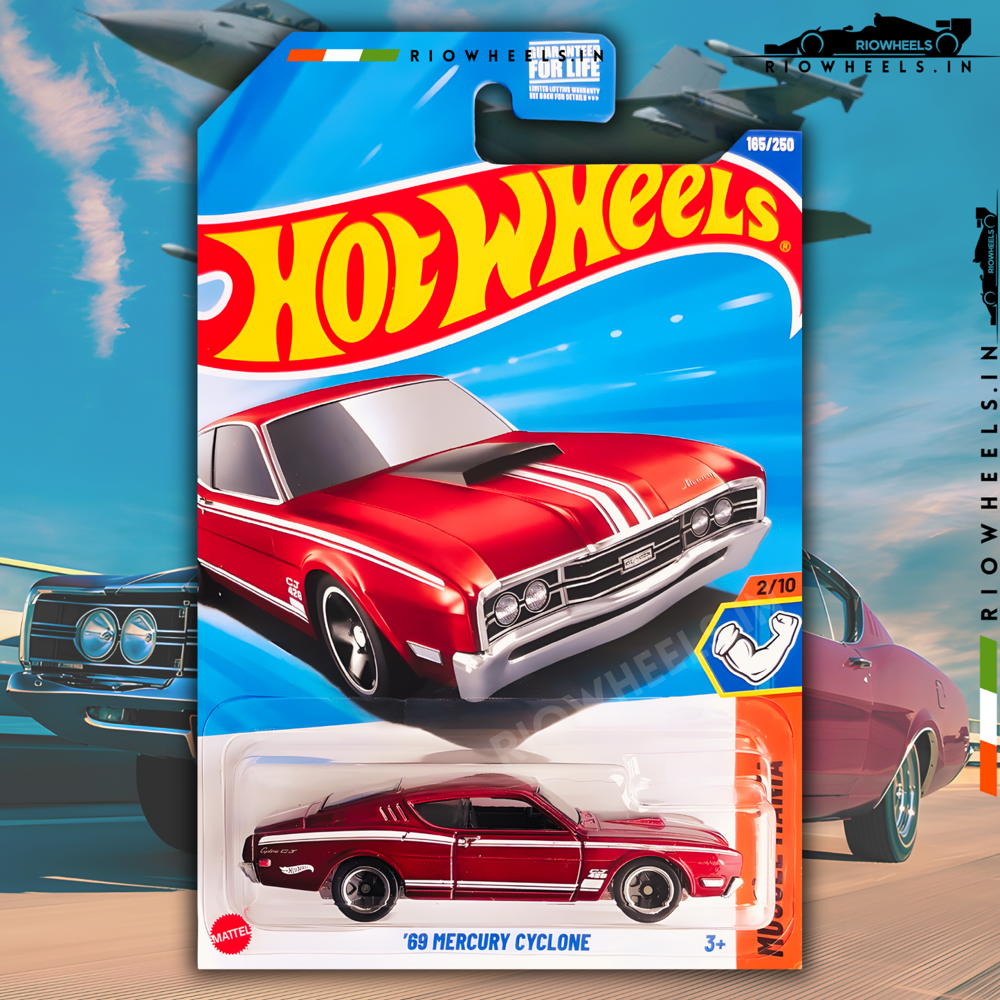 669/- || 69 MERCURY CYCLONE - HOT WHEELS