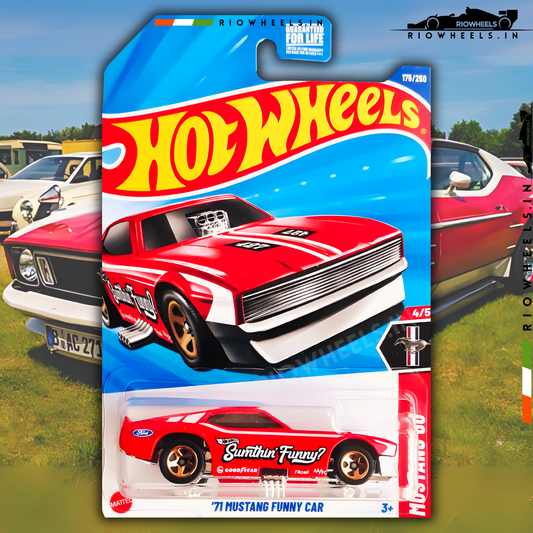 329/- || 71 MUSTANG FUNNY CAR - HOT WHEELS