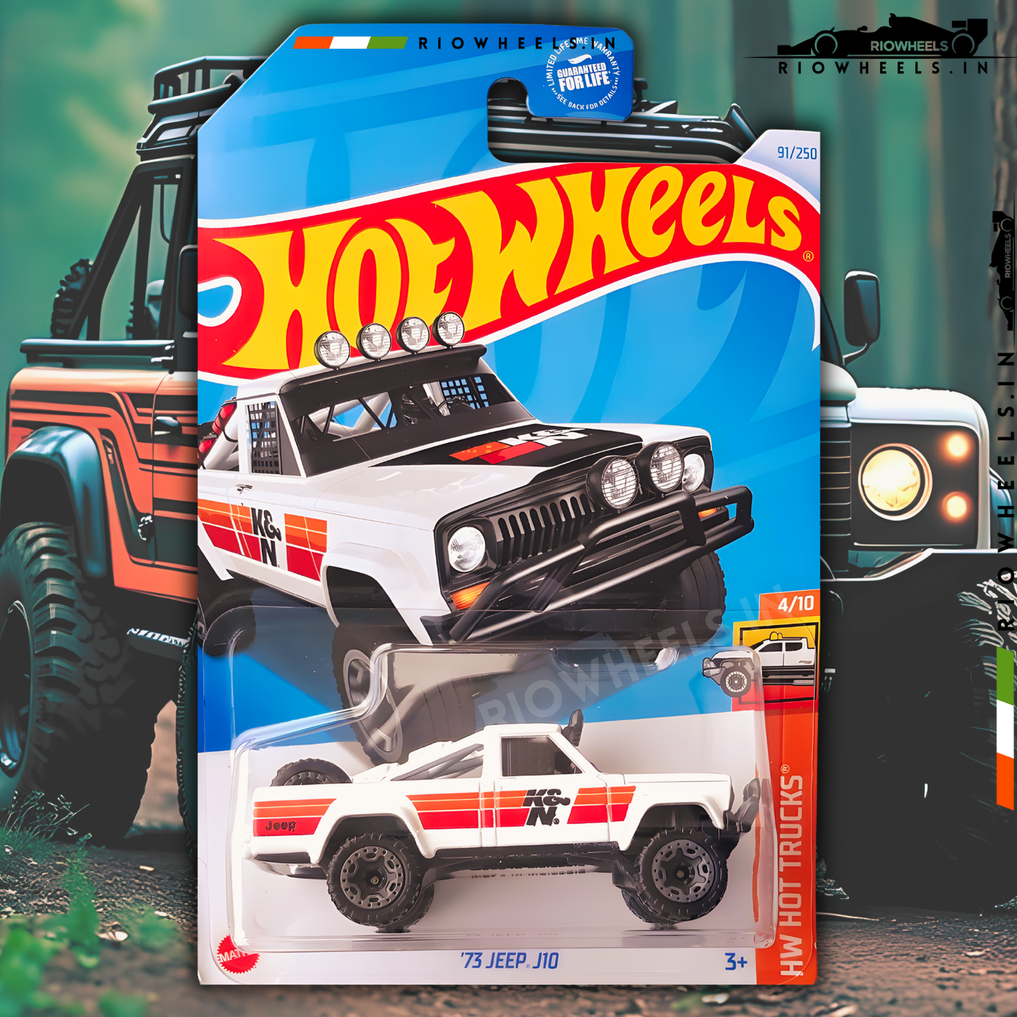 689/- || IMPORTED 73 JEEP J10 - HOT WHEELS