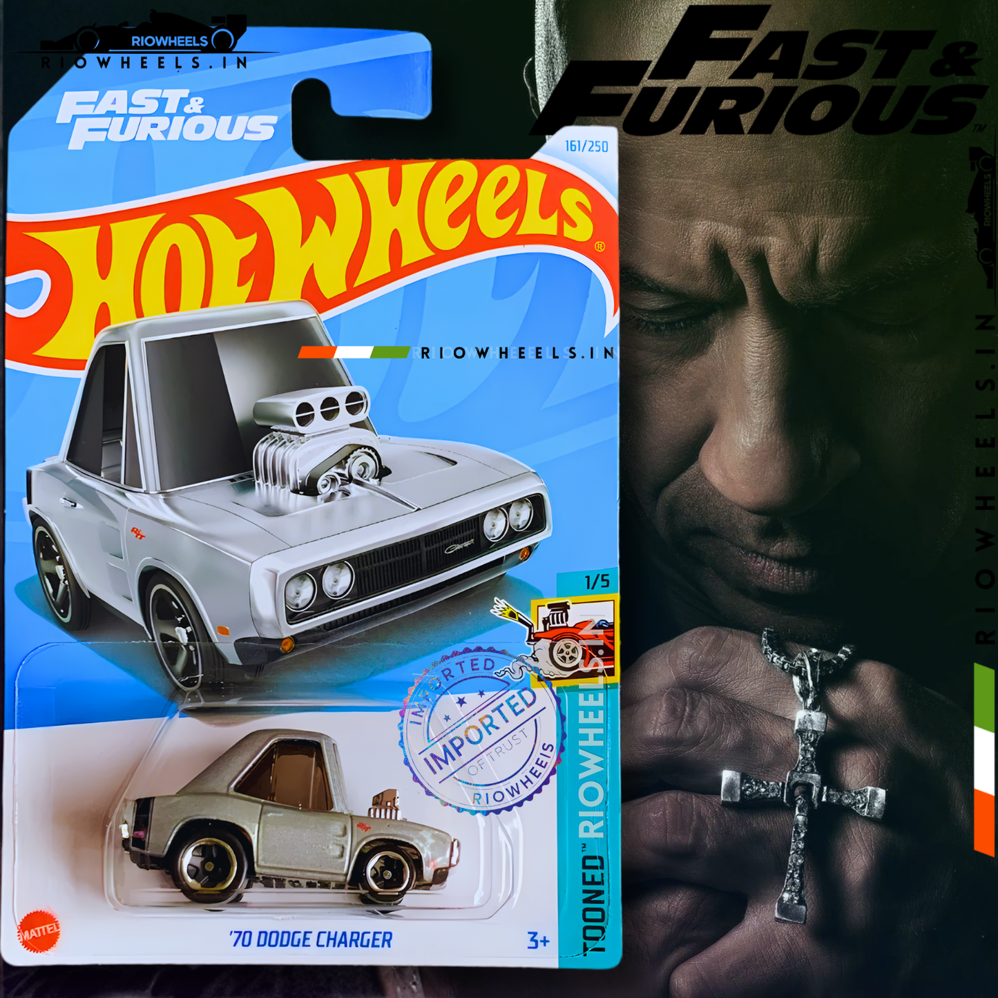 429/- || IMPORTED 70 DODGE CHARGER - FAST AND FURIOUS - HOT WHEELS