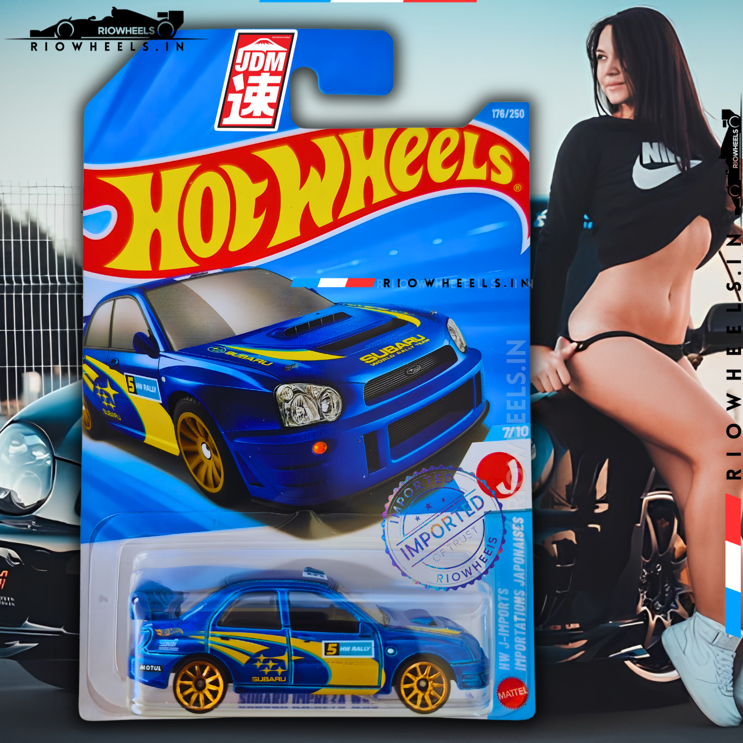 789/- || IMPORTED SUBARU IMPREZA WRX - HOT WHEELS