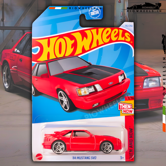 339/- || 84 MUSTANG SVO - HOT WHEELS