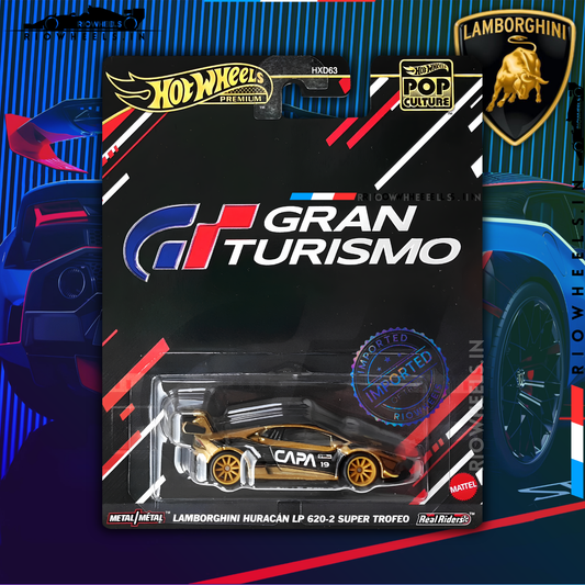 |1139/- || IMPORTED LAMBORGHINI HURACAN LP 620-2 SUPER TROFEO - PREMIUM POP CULTURE - HOT WHEELS