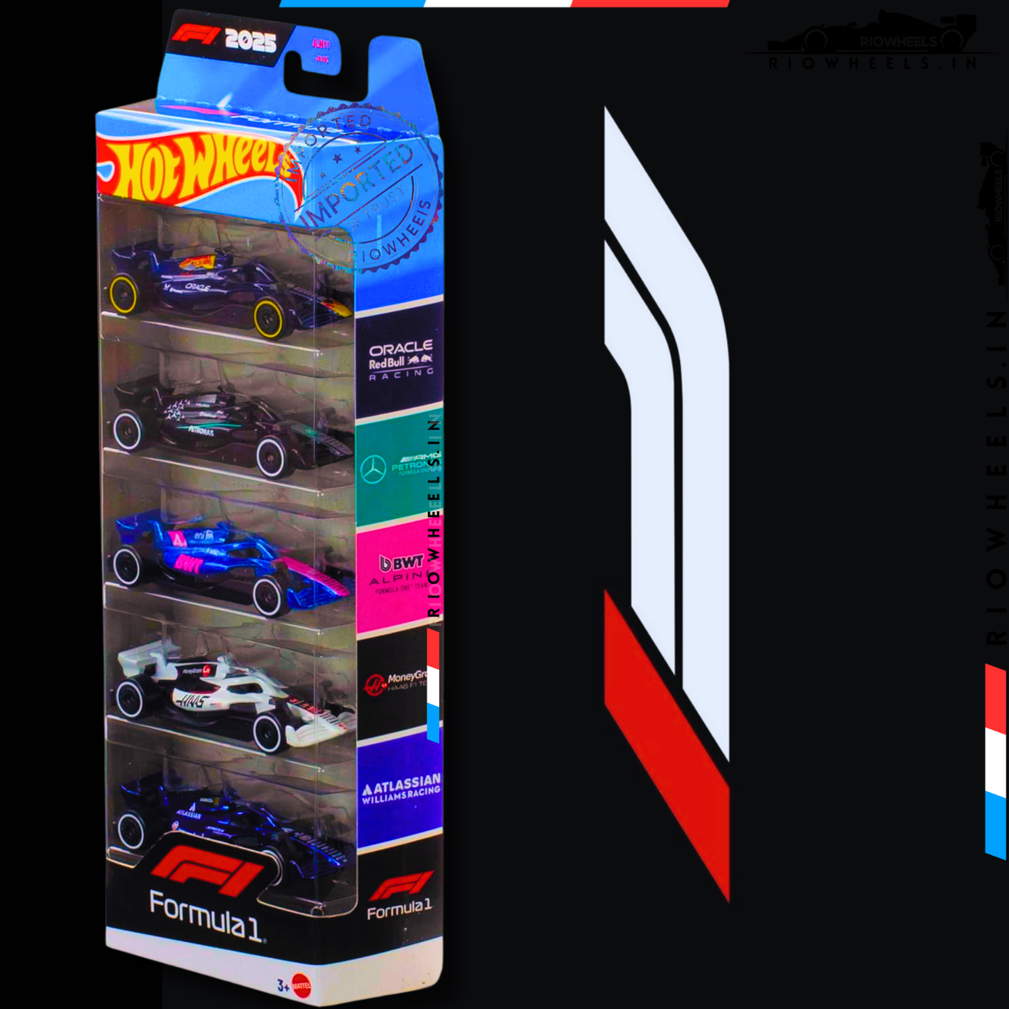 |1949/- || IMPORTED FORMULA 1 (2025) 5 PACK  - HOT WHEELS