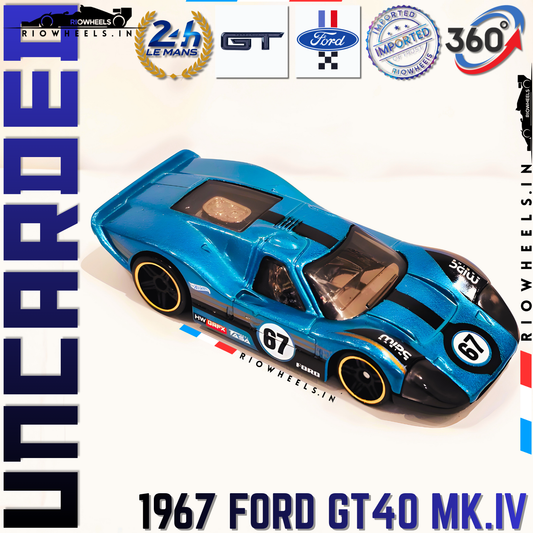 429/- || IMPORTED 1967 FORD GT40 MK.IV - HOT WHEELS || UNCARDED