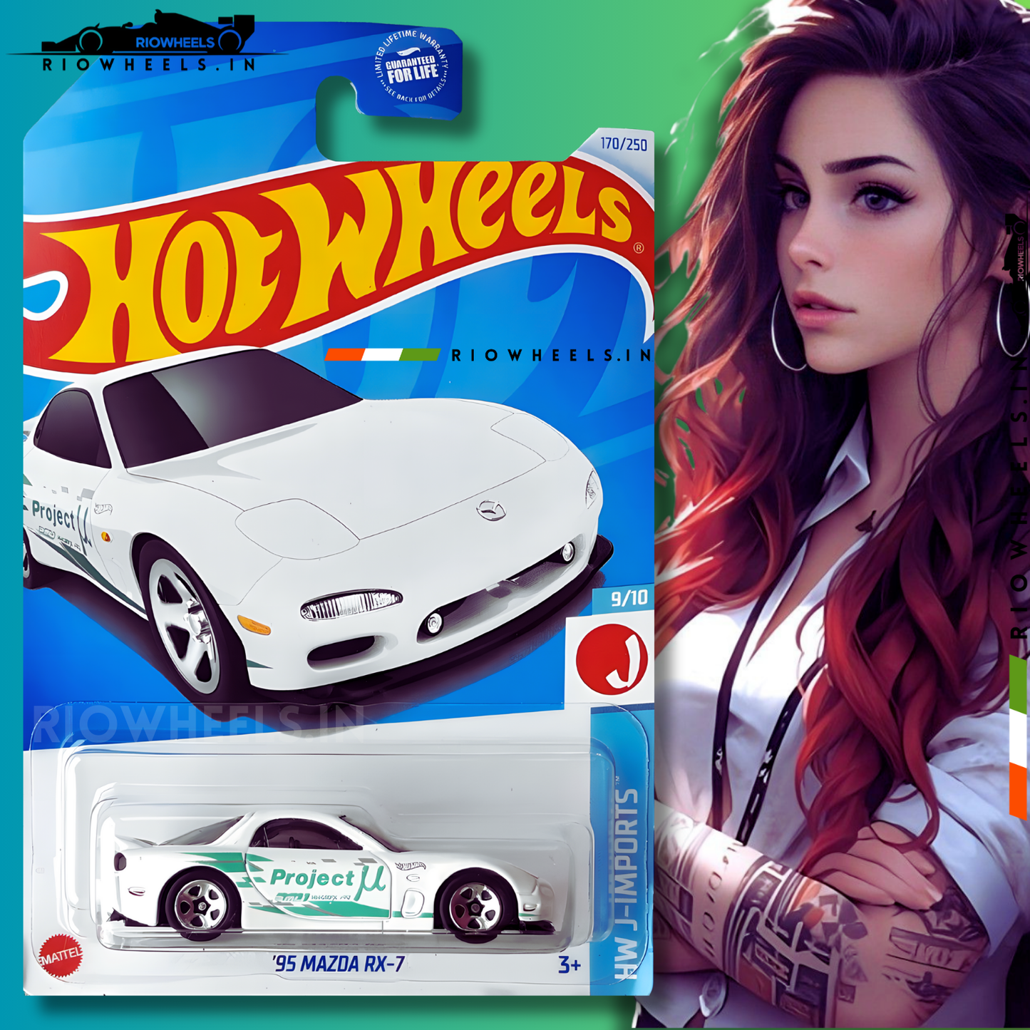 349/- || 95 మజ్దా RX-7 - హాట్‌వీల్స్