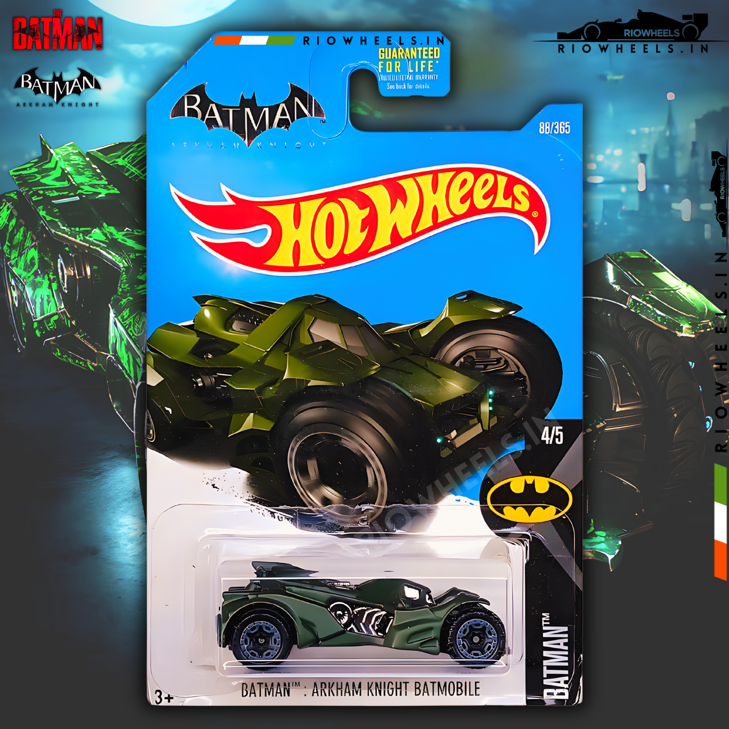 999/- || BATMAN: ARKHAM KNIGHT BATMOBILE - HOT WHEELS