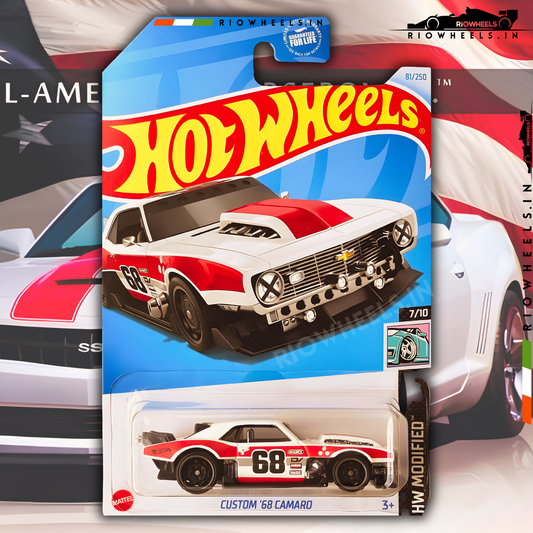949/- || CUSTOM '68 CAMARO - HOT WHEELS