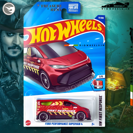 899/- || FORD PERFORMANCE SUPERVAN 4 - TREASURE HUNT [TH] - HOT WHEELS
