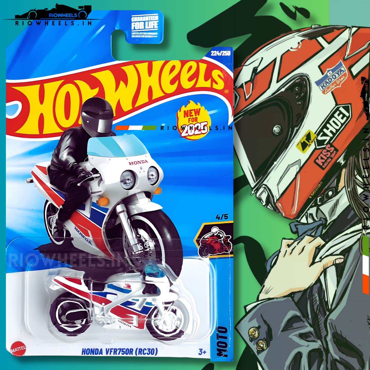 339/- || హోండా VFR750R (RC30) - హాట్ వీల్స్