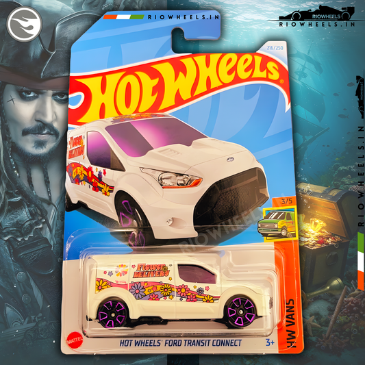 999/- || HOT WHEELS FORD TRANSIT CONNECT TREASURE HUNT [TH] - HOT WHEELS
