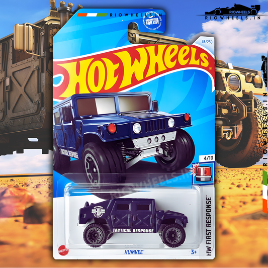 649/- || HUMVEE - HOT WHEELS || BLUE