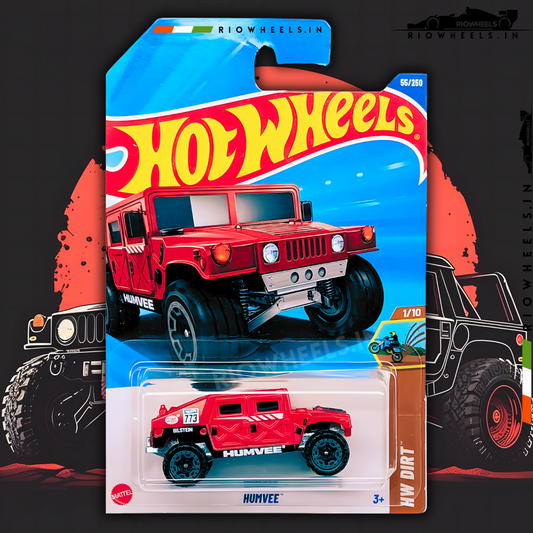 589/- || HUMVEE - HOT WHEELS || RED