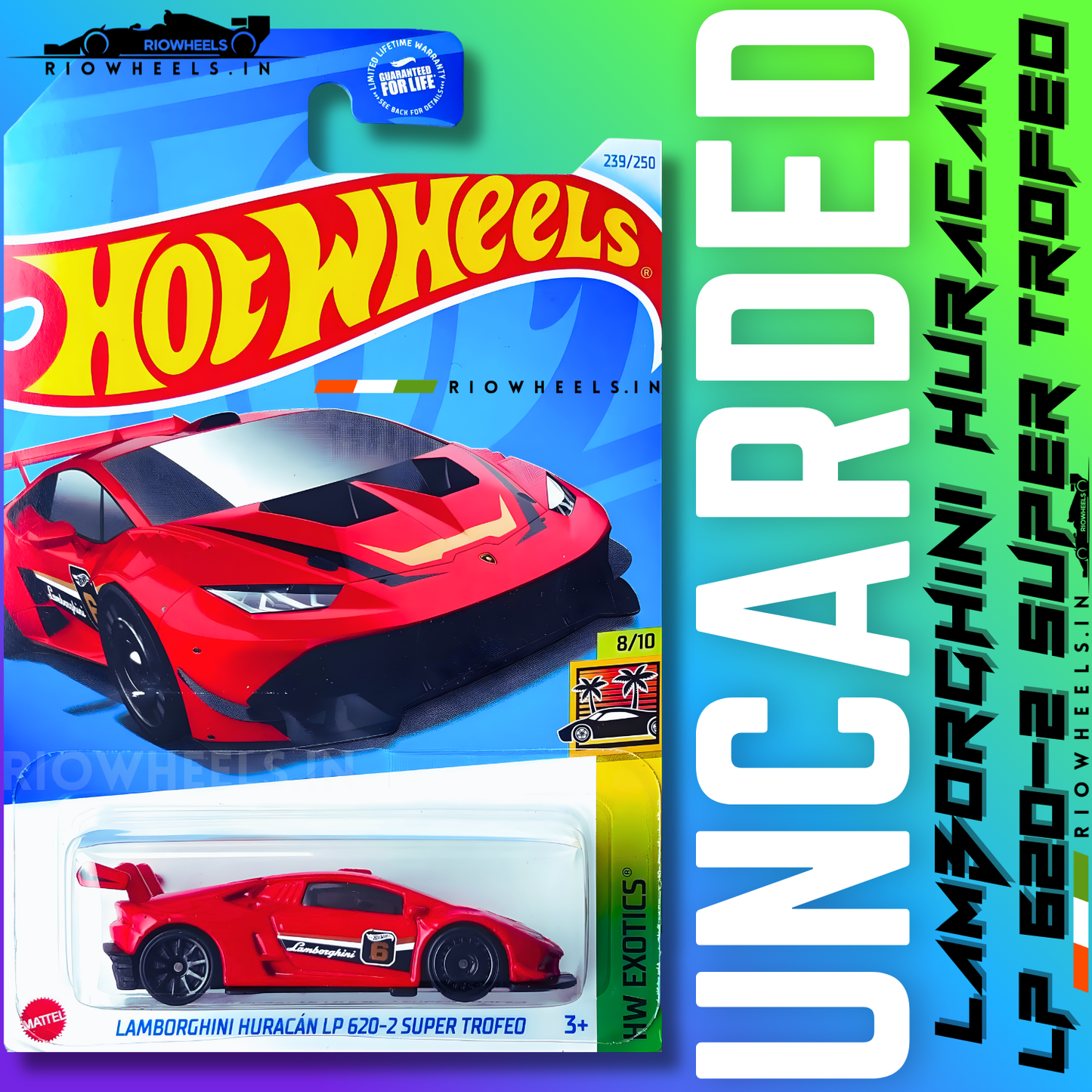 569/- || IMPORTED LAMBORGHINI HURACAN LP 620-2 SUPER TROFEO - HOT WHEELS || UNCARDED