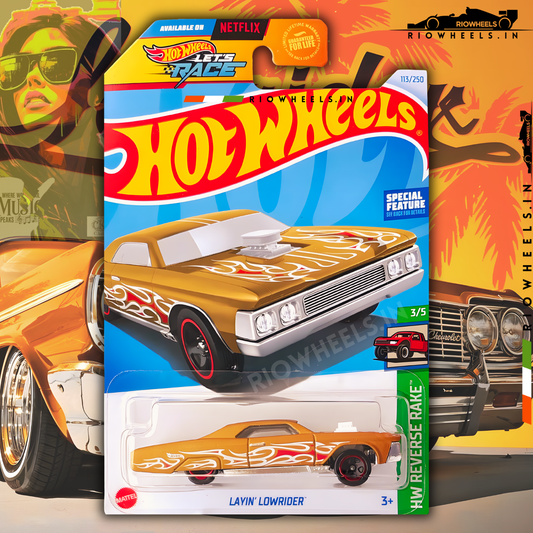 349/- || LAYIN' LOWRIDER - HOT WHEELS