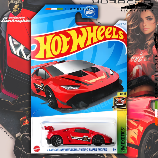 |1899/- || LAMBORGHINI HURACAN LP 620-2 SUPER TROFEO - IMPORTED - HOT WHEELS