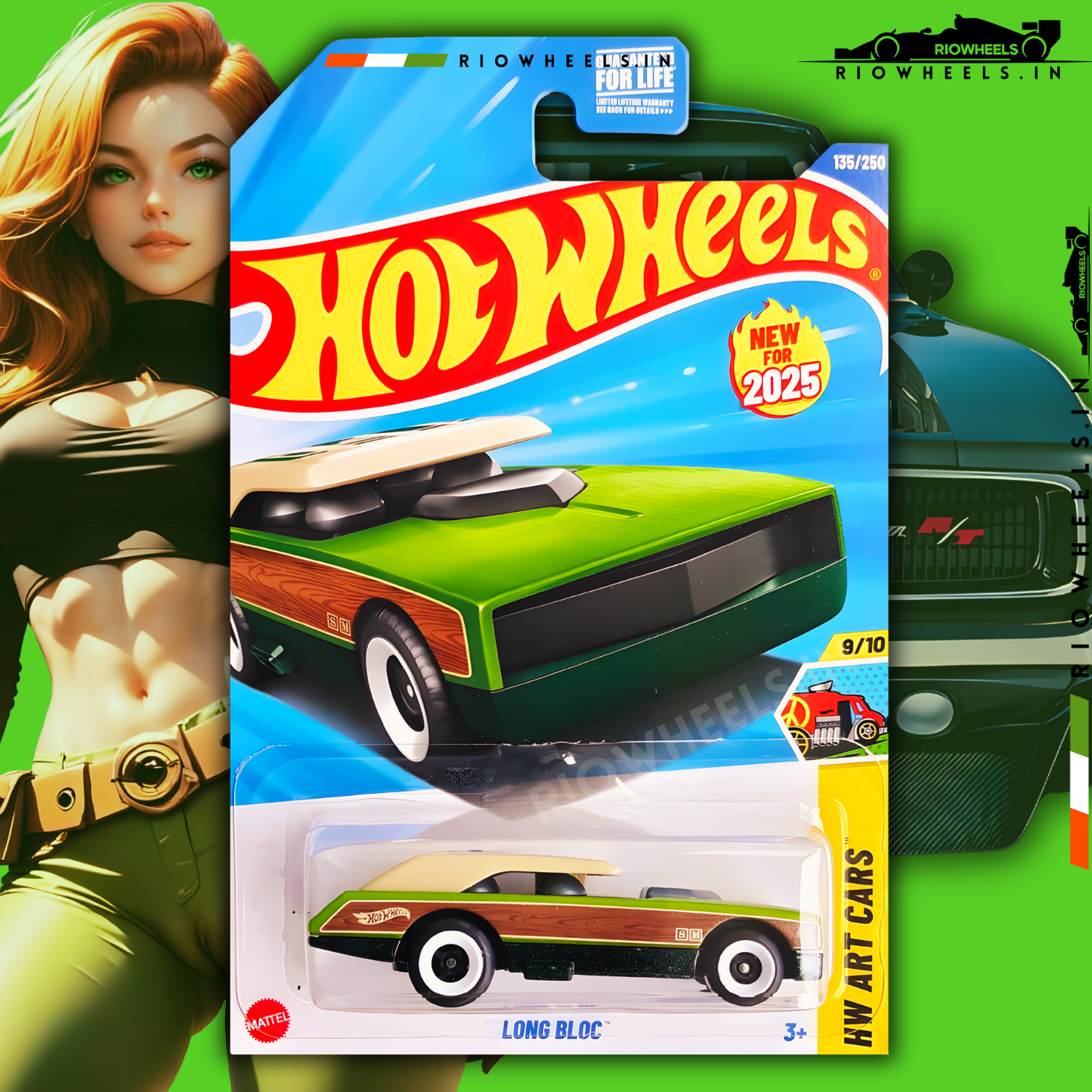 LONG BLOC - HOT WHEELS