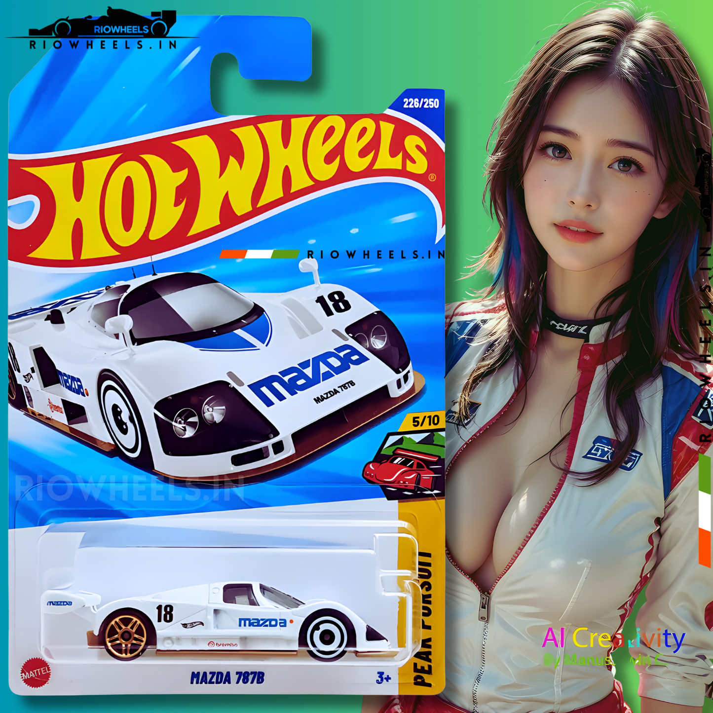 569/- || MAZDA 787B - HOT WHEELS