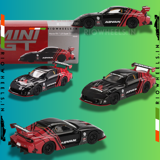 |1849/- || MINI GT MGT00983 MAZDA RX-7 LB - SUPER SILHOUTTE – ADVAN LIVERY