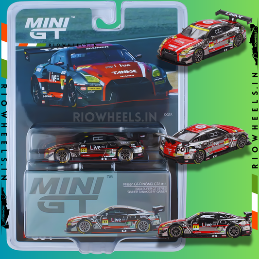 |2499/- || MINI GT NISSAN GT-R NISMO GT3 #11 GAINER TANAX GT-R GAINER 2023 SUPER GT SERIES