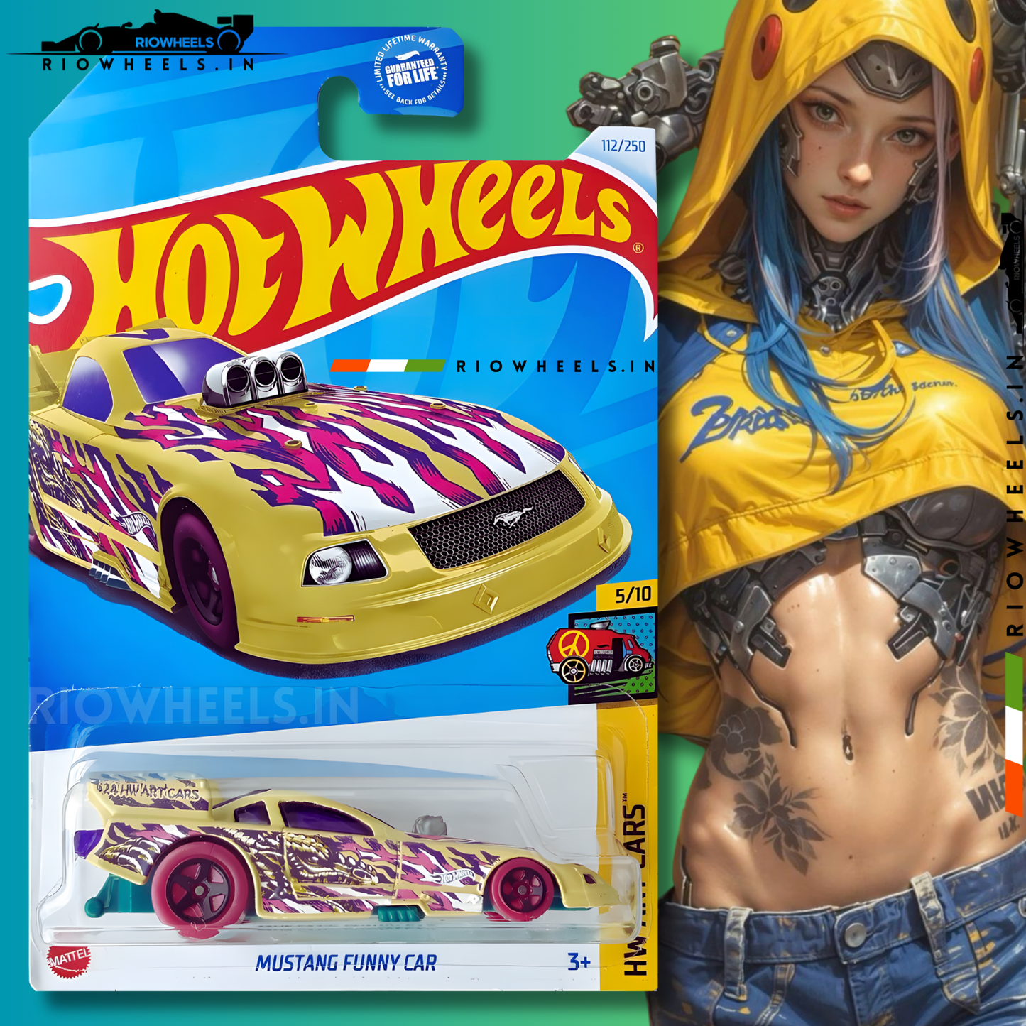 219/- || MUSTANG FUNNY CAR - FORD - HOT WHEELS