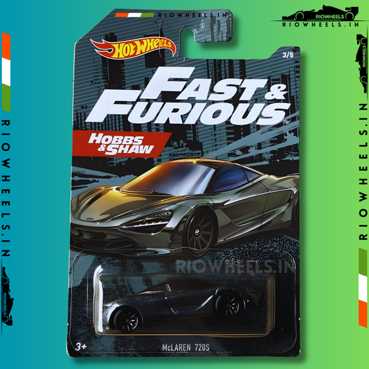 |1369/- || McLAREN 720S - FAST AND FURIOUS HOBS AND SHAW - IMPORTED - HOT WHEELS
