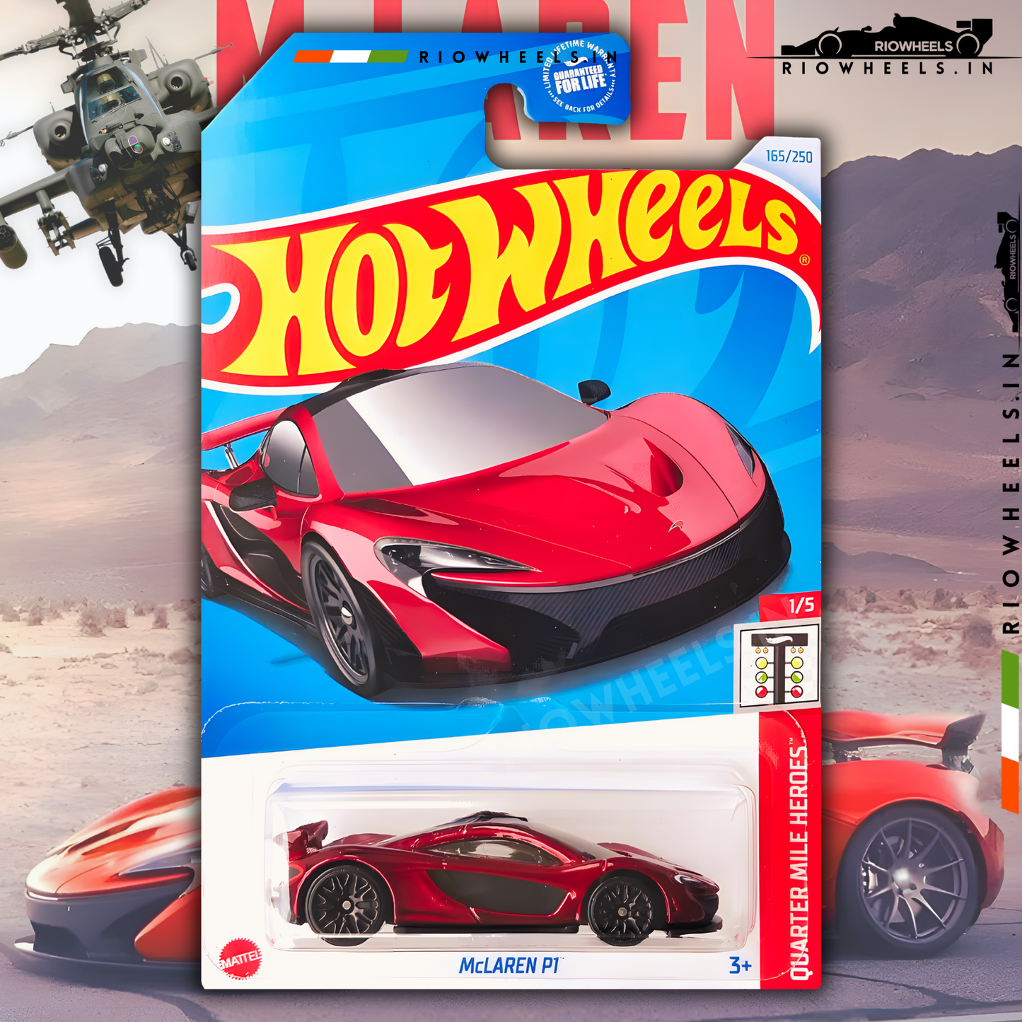 669/- || McLAREN P1 RED - HOT WHEELS