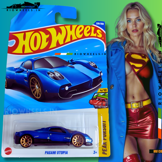 649/- || PAGANI UTOPIA  BLUE - HOT WHEELS