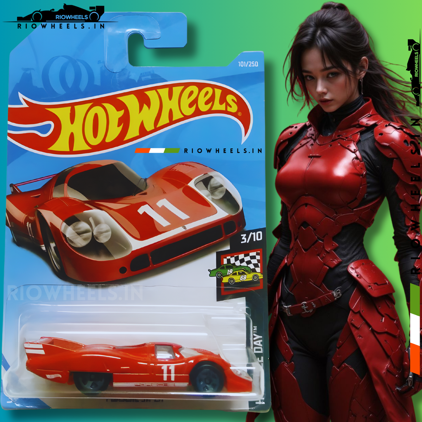 639/- || PORSCHE 917 LH - HOT WHEELS