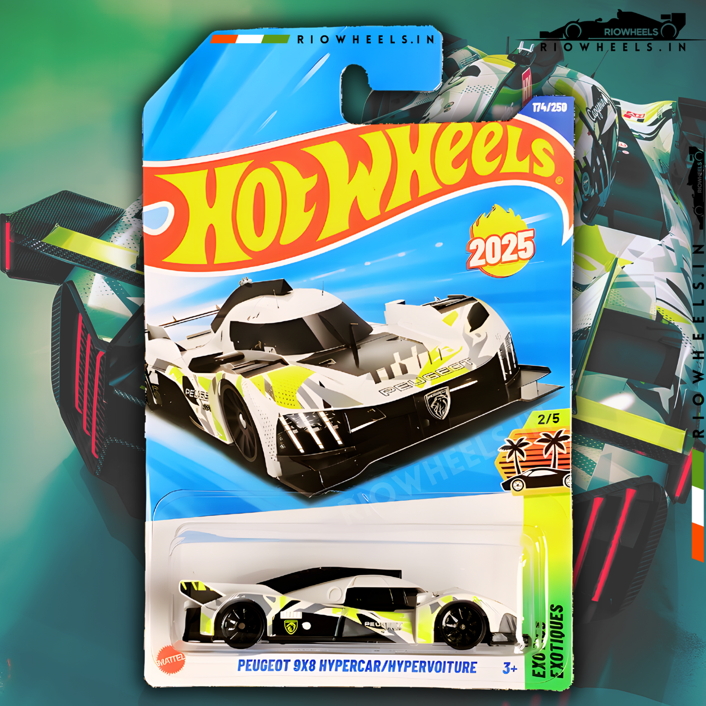 389/- || PEUGEOT 9X8 HYPERCAR / HYPERVOITURE - HOT WHEELS