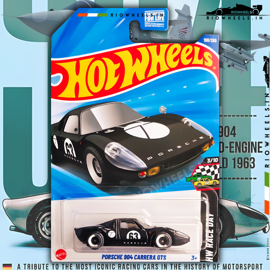 549/- || PORSCHE 904 CARRERA GTS - HOT WHEELS || Black