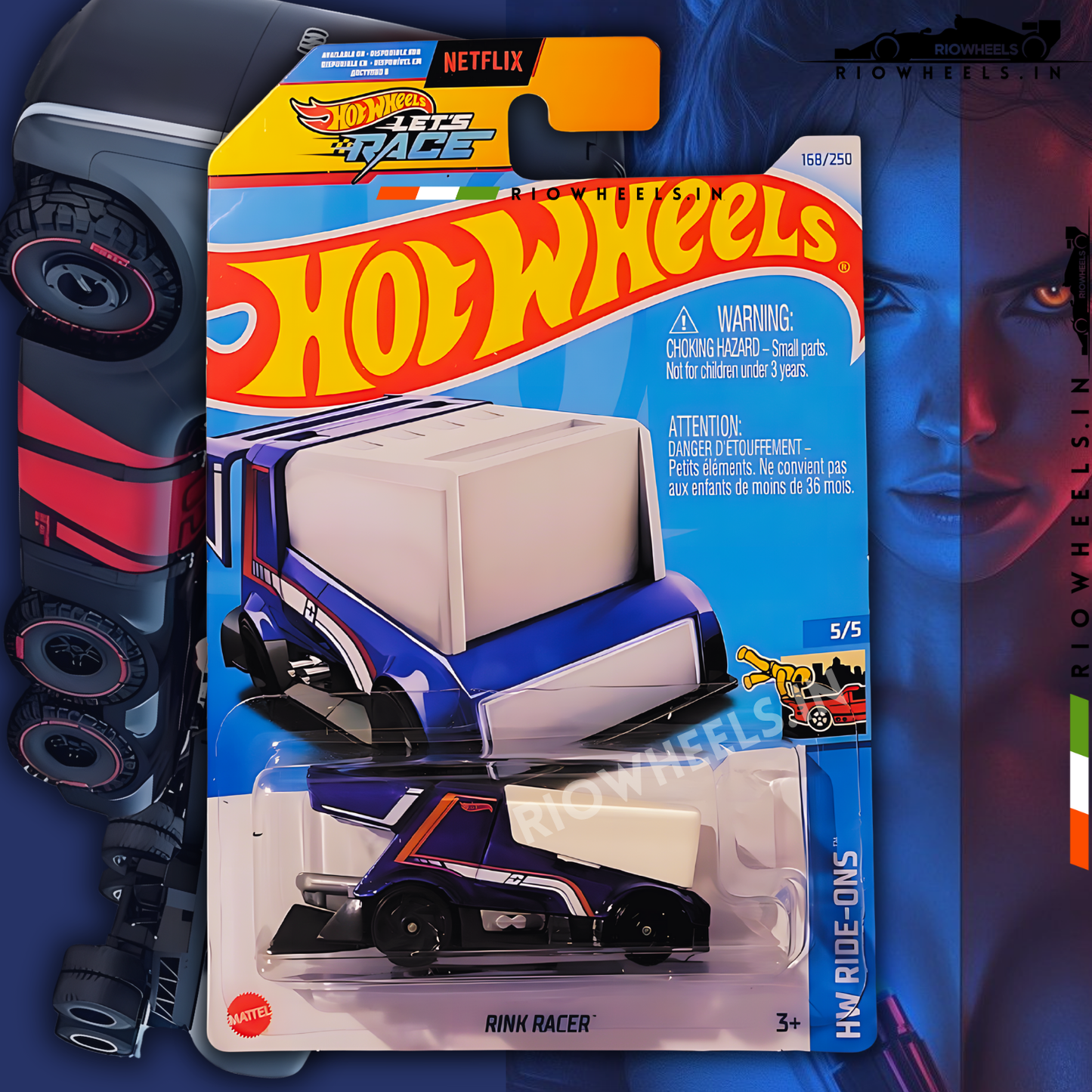 169/- || RINK RACER - HOT WHEELS