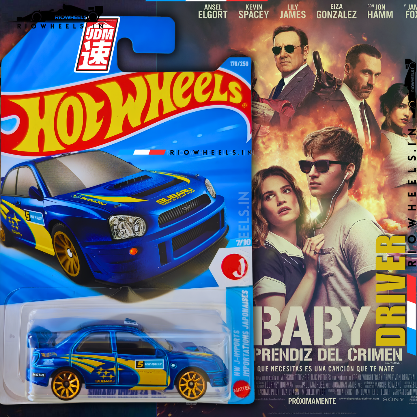 689/- || SUBARU IMPREZA WRX - HOT WHEELS