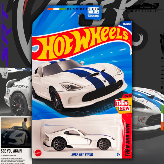 349/- || 2013 SRT VIPER - HOT WHEELS || White