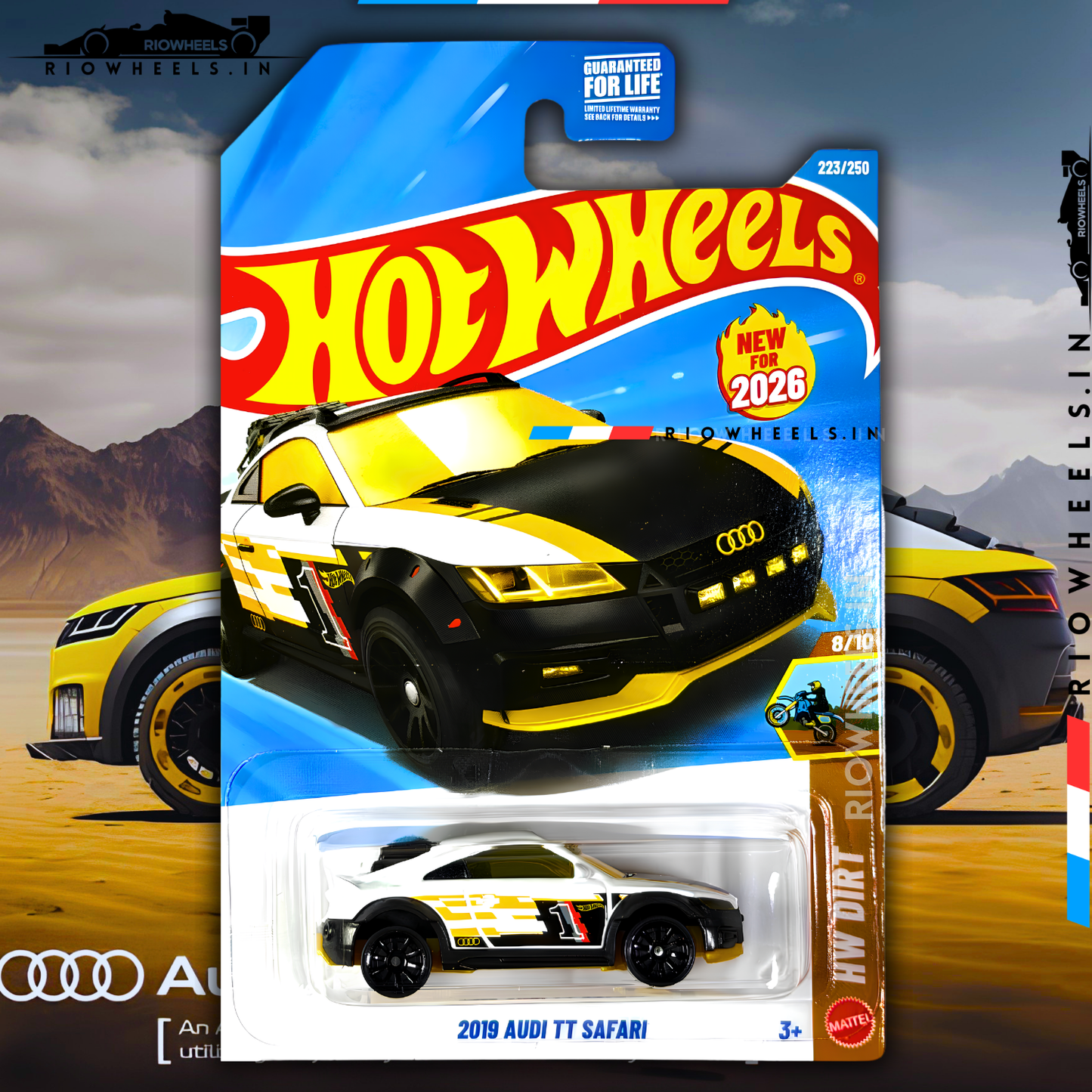 349/- || 2019 AUDI TT SAFARI - HOT WHEELS