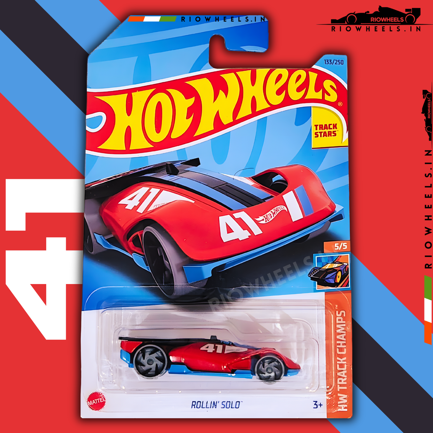 189/- || ROLLIN' SOLO - HOT WHEELS
