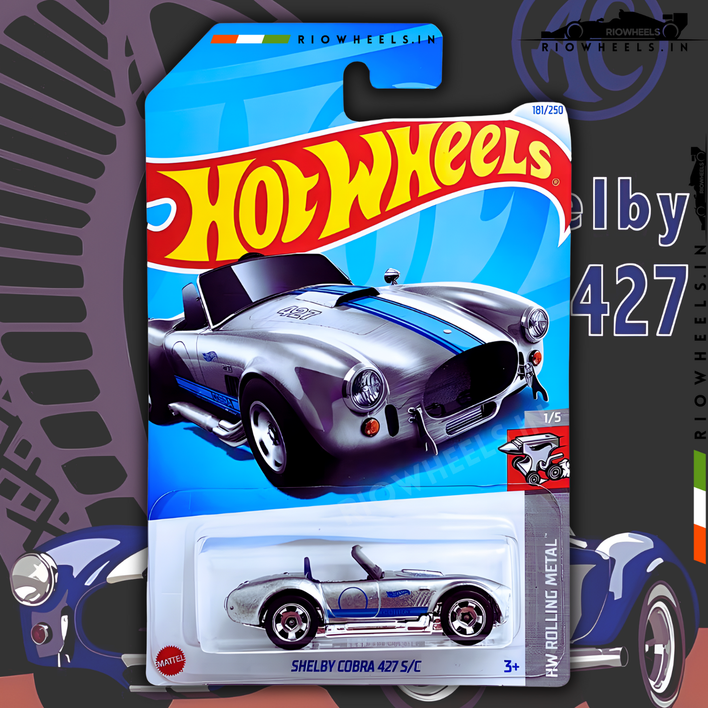 389/- || SHELBY कोबरा 427 एस/सी - हॉट व्हील्स