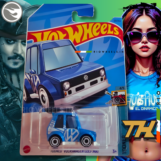 |1249/- || TOONED VOLKSWAGEN GOLF MK1 TREASURE HUNT [TH] - HOT WHEELS