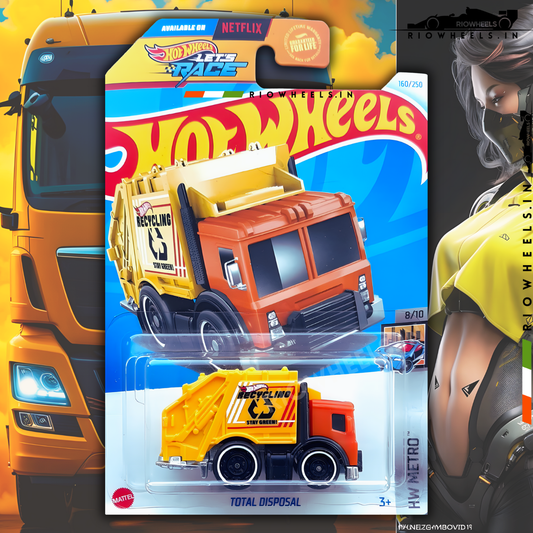 189/- || TOTAL DISPOSAL - HOT WHEELS