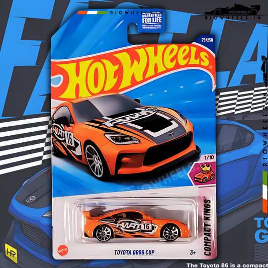 289/- || TOYOTA GR86 CUP - HOT WHEELS