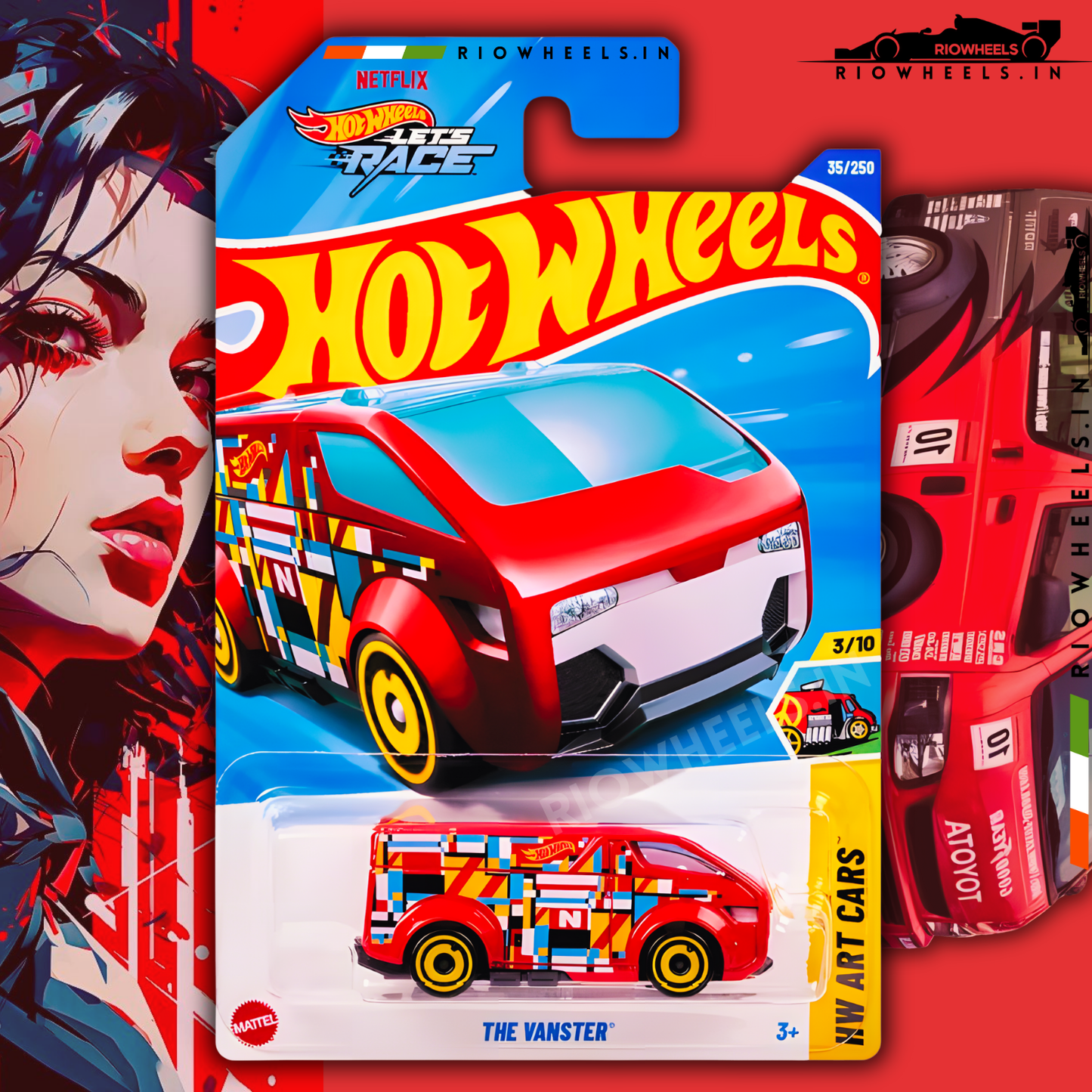 239/- || THE VANSTER - HOT WHEELS